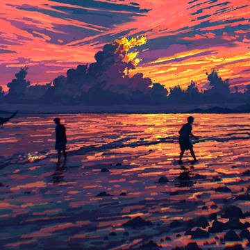 海边