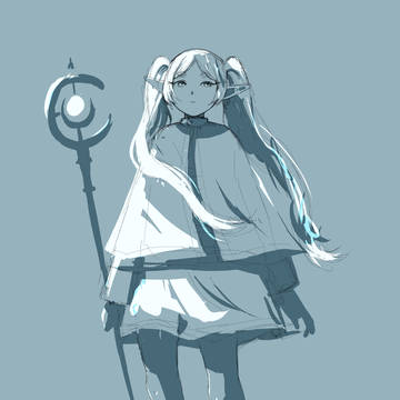 葬送のフリーレン らくがき