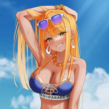 日焼けた清夏ちゃん