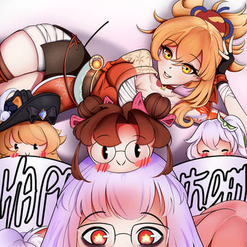 Birthday art for bestie