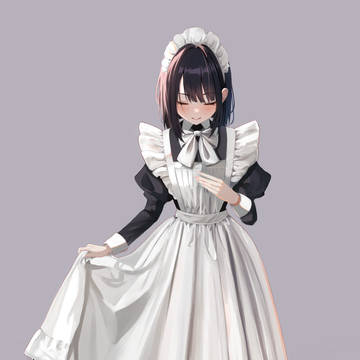 シンプルなメイド服