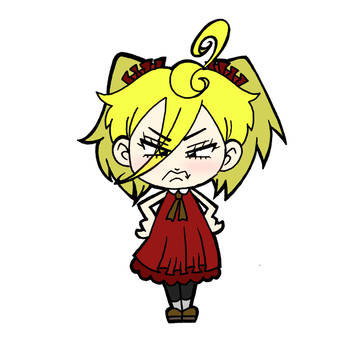赤が似合う幼女。