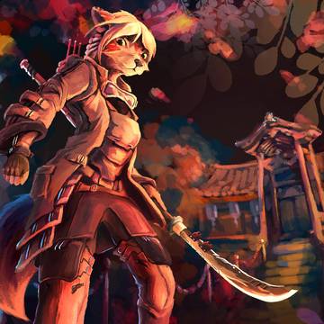 furry art samurai