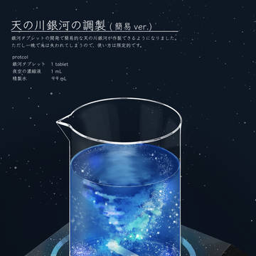 天の川銀河の調製中