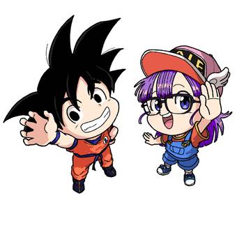 悟空とアラレちゃん