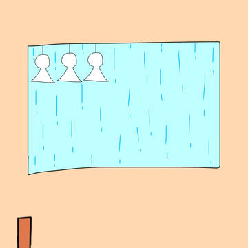 雨の日のマネ室
