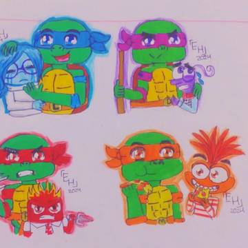 Tmnt x Inside out