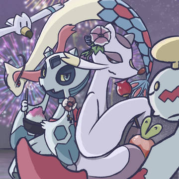 r6 7,8月ポケモンイラスト