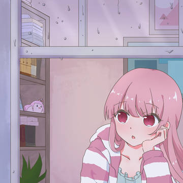 梅雨の窓