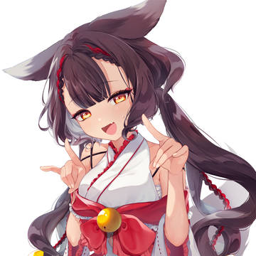 オオカミ巫女さん