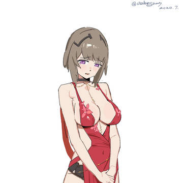 晚礼服茉莉安