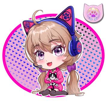 Chineko【ちぃねこ】チャンネル様　ちびキャラちゃん