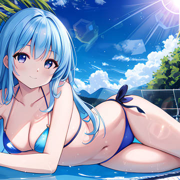 水着ｘプール