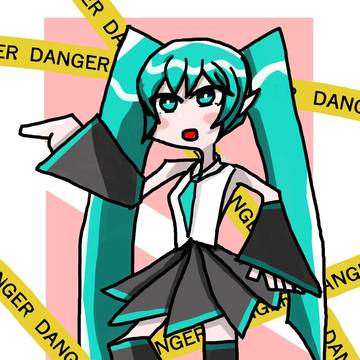 更にデフォルメ！ヨシ！のミクさん
