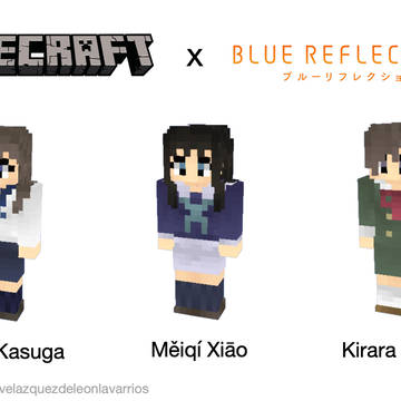 Minecraft x Blue Reflection Sun