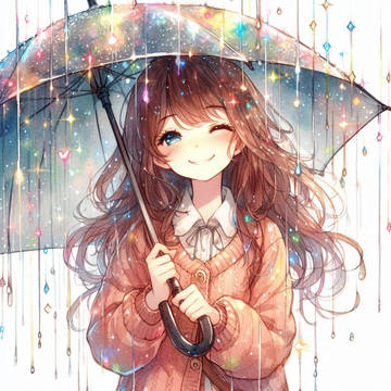 雨でも笑う