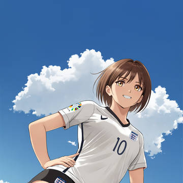 UEFAユーロ2024 サッカー美少女01 イングランド2