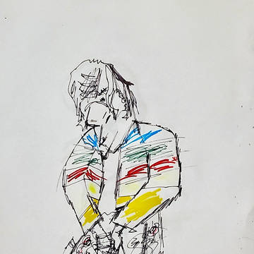 Untitled Sketch of TJ