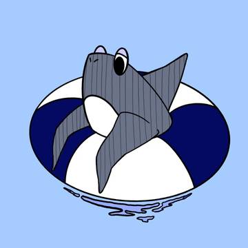 見た目に反して泳げません