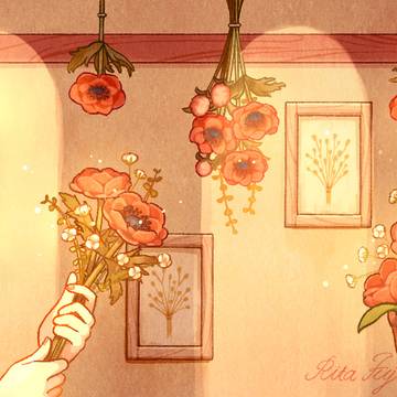 夕暮れのアネモネ屋