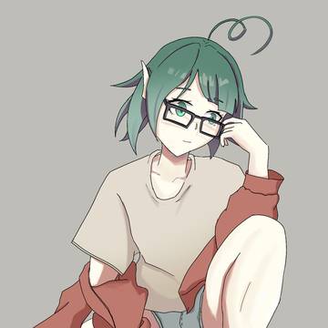 眼镜少女