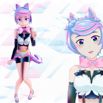 character design and L2D art