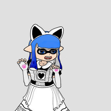 ネコミミメイドのイカちゃん