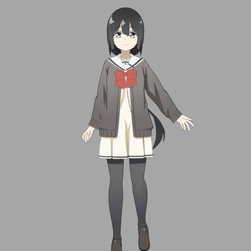 東郷美森(3Dモデル)