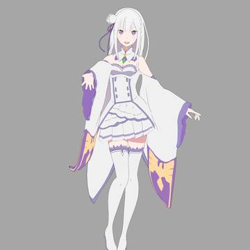 エミリア(3Dモデル)