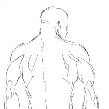 背中の絵