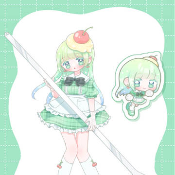 メロンソーダの女の子