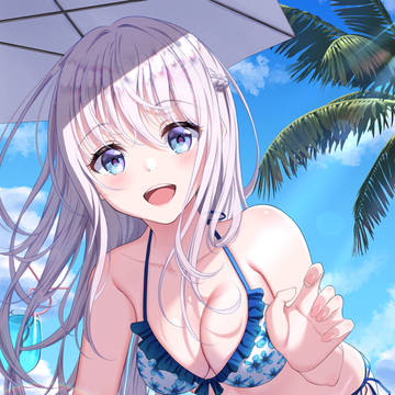 「一緒に泳ご！」