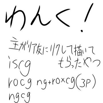 友達の千切受けのイラスト！