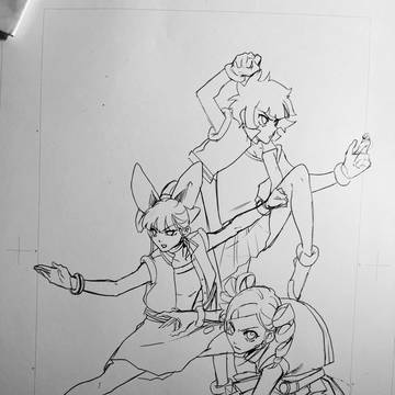 原稿合間の落書き パワーパフガールズz