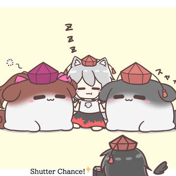 シャッターチャンスの二度寝ミニもみ