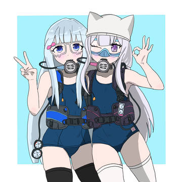 ダイビング装備コスプレ