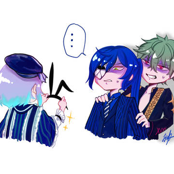 あの2人多分こうなったんじゃないかな〜の図