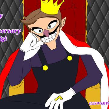 Happy 24th Anniversary Waluigi!!