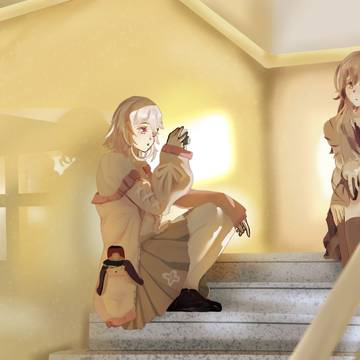 突然カメラを取り出したの子