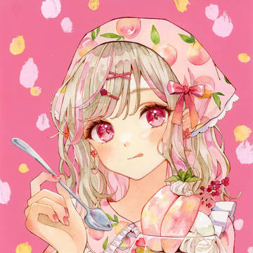 桃パフェ