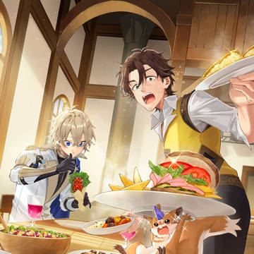 【仕事絵】「飯バフ食堂、盛況なり」表紙絵