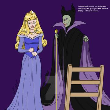 Princess Aurora Gets a Haircut