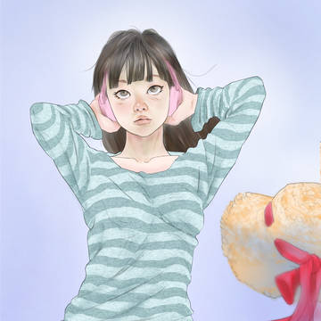 headset girl