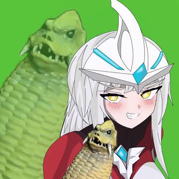 Ultraman Ark and Red king corn