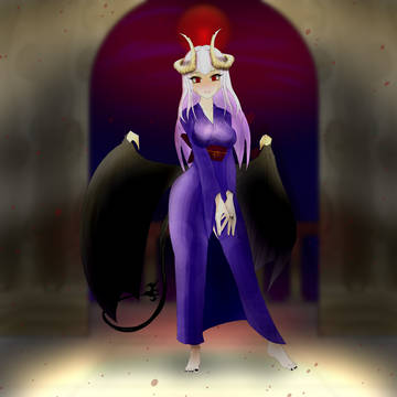 ルーレットお題 悪魔系×和服