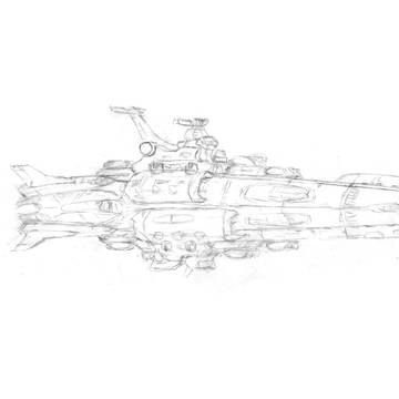 北米艦隊旗艦宇宙戦艦ガーランド