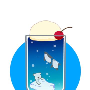 南極クリームソーダ
