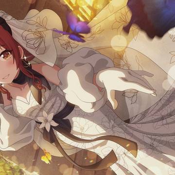 ウェディングドレス姿のなーちゃん