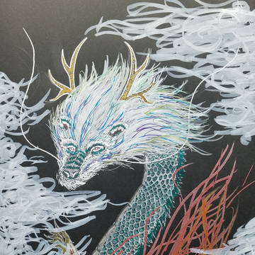 白翠の龍