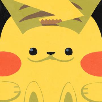画面一杯のピカチュウ!